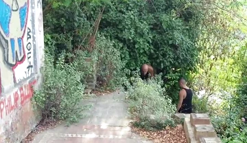 Rough Bareback Outdoors in Abandoned House With Hot Muscle Hard Top