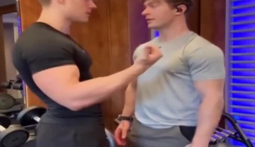 Hot guys at the shower