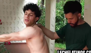 Ayun makes Felix moan hard with ass rimming