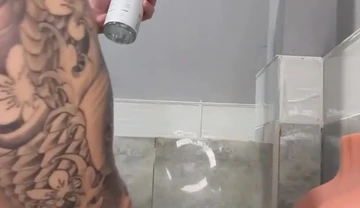 As1an Tw!nk Fucking H1s T0y At The Gym