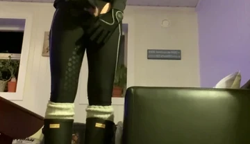 Equestrian before the ride