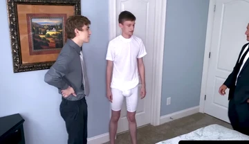 Blonde Gays' Sixty-nine And Mutual Cum Play