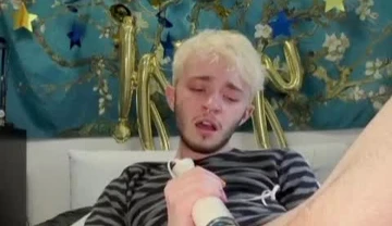 FTM Twink playing his pussy