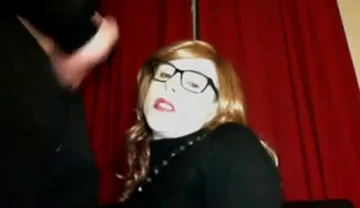 Crossdresser Fun With Amateur Man