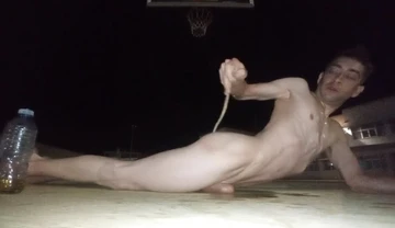 Small dick boy, piss shower and ass whipping