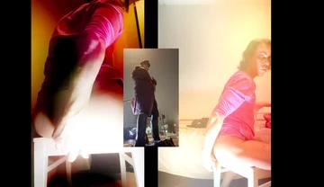 This flick is a long music video with the music turned down so that the viewer can hear my panting