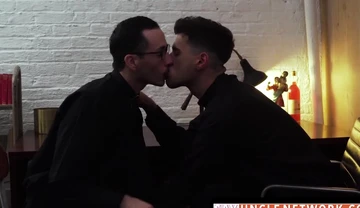 Priestly blowjob leads to raw anal in secret church encounter