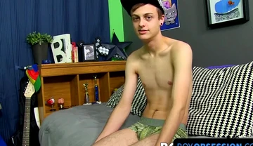 Jason Valencia solo session of cock stroking exhibitionism