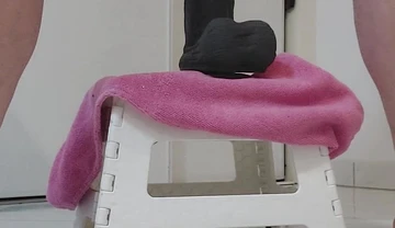 Extreme anal dilation, 14cm in diameter