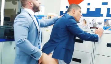 Hottie Bastian Karim took a wild ass pounding by bearded Diego Reyes